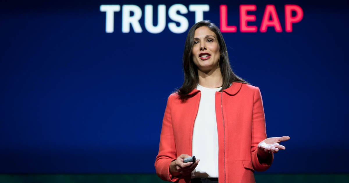 Rachel Botsman, Rachel Botsman at TEDSummit2016, June 26 - 30, 2016, Banff, Canada. Photo: Bret Hartman / TED